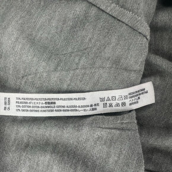 Free People FP Movement Gray Open Side Tie Tank Top L Henley Style Athleisure - Picture 7 of 11